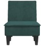 Sofá diván de terciopelo verde oscuro de vidaXL, Divanes - Ref: Foro24-352837, Precio: 144,03 €, Descuento: %