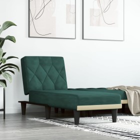 Dark Green Velvet Divan Sofa by vidaXL, Daybeds - Ref: Foro24-352862, Price: 142,80 €, Discount: %