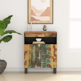 Sideboard with 2 doors made of recycled solid wood 60x33x75 cm by vidaXL, Sideboards - Ref: Foro24-352915, Price: 117,99 €, D...