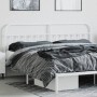 Cabecero de metal blanco 193 cm de vidaXL, Cabeceros y pies de cama - Ref: Foro24-352664, Precio: 45,99 €, Descuento: %