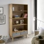 Shelf with 2 drawers OTTA solid pine wood in brown and gray by vidaXL, Bookcases and shelves - Ref: Foro24-351304, Price: 186...