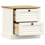 VIGO bedside table solid white pine wood 42x35x42 cm by vidaXL, Nightstands - Ref: Foro24-353158, Price: 45,42 €, Discount: %