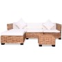 14-teilige Sofagarnitur aus natürlichem Rattan von vidaXL, Sofas - Ref: Foro24-244626, Preis: 765,02 €, Rabatt: %