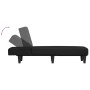 Black fabric daybed sofa by vidaXL, Daybeds - Ref: Foro24-352855, Price: 145,87 €, Discount: %