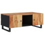 Mesa de centro madera maciza acacia y contrachapada 100x54x40cm de vidaXL, Mesas de centro - Ref: Foro24-351951, Precio: 113,...