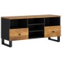 Mango wood and engineered wood TV cabinet 100x33x46 cm by vidaXL, TV Furniture - Ref: Foro24-351981, Price: 99,69 €, Discount: %