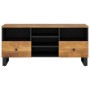 Mango wood and engineered wood TV cabinet 100x33x46 cm by vidaXL, TV Furniture - Ref: Foro24-351981, Price: 99,69 €, Discount: %