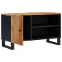 Mueble de TV madera acacia y madera contrachapada 80x33x46 cm de vidaXL, Muebles TV - Ref: Foro24-351963, Precio: 86,65 €, De...