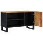 Mueble de TV madera acacia y madera contrachapada 80x33x46 cm de vidaXL, Muebles TV - Ref: Foro24-351963, Precio: 86,65 €, De...