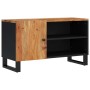 Mueble de TV madera acacia y madera contrachapada 80x33x46 cm de vidaXL, Muebles TV - Ref: Foro24-351963, Precio: 86,65 €, De...