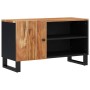 Mueble de TV madera acacia y madera contrachapada 80x33x46 cm de vidaXL, Muebles TV - Ref: Foro24-351963, Precio: 86,65 €, De...