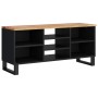 Acacia wood and plywood TV cabinet 100x33x46 cm by vidaXL, TV Furniture - Ref: Foro24-351967, Price: 74,99 €, Discount: %