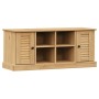 VIGO shoe bench solid pine wood 106x35x45 cm by vidaXL, Benches for halls and storage - Ref: Foro24-353178, Price: 155,49 €, ...