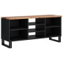 Acacia wood and plywood TV cabinet 100x33x46 cm by vidaXL, TV Furniture - Ref: Foro24-351967, Price: 74,99 €, Discount: %