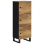 Aparador con 3 puertas hierro y madera maciza mango 40x33x110cm de vidaXL, Aparadores - Ref: Foro24-352932, Precio: 139,30 €,...