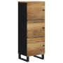 Aparador con 3 puertas hierro y madera maciza mango 40x33x110cm de vidaXL, Aparadores - Ref: Foro24-352932, Precio: 139,30 €,...