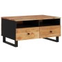 Mesa de centro madera maciza acacia y contrachapada 80x54x40 cm de vidaXL, Mesas de centro - Ref: Foro24-351955, Precio: 113,...