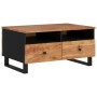 Mesa de centro madera maciza acacia y contrachapada 80x54x40 cm de vidaXL, Mesas de centro - Ref: Foro24-351955, Precio: 113,...