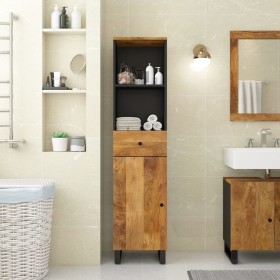 Mueble de baño madera maciza de mango 38x33x160 cm de vidaXL, Muebles de baño - Ref: Foro24-352001, Precio: 128,99 €, Descuen...