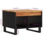 Mesa de centro de madera maciza de acacia 55x50x40 cm de vidaXL, Mesas de centro - Ref: Foro24-352878, Precio: 69,99 €, Descu...