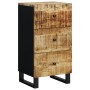 Sideboard mit 3 Schubladen aus massivem Mangoholz aus Eisen, 40 x 33,5 x 75 cm von vidaXL, Sideboards - Ref: Foro24-352905, P...