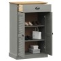 Zapatero VIGO Massives Kiefernholz grau 60x35x96 cm von vidaXL, Schuhregale und Schuhorganisatoren - Ref: Foro24-353168, Prei...