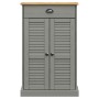 Zapatero VIGO Massives Kiefernholz grau 60x35x96 cm von vidaXL, Schuhregale und Schuhorganisatoren - Ref: Foro24-353168, Prei...