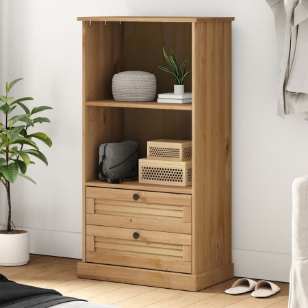 VIGO bookcase solid pine wood 60x35x114.5 cm by vidaXL, Bookcases and shelves - Ref: Foro24-353184, Price: 133,34 €, Discount: %