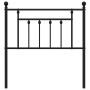 Black metal headboard 80 cm by vidaXL, Headboards and footboards - Ref: Foro24-353564, Price: 32,04 €, Discount: %