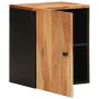 Armario de baño de pared madera maciza de acacia 38x33x48 cm de vidaXL, Muebles de baño - Ref: Foro24-351991, Precio: 76,92 €...