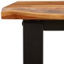 Live Edge Esszimmerset, 3-teilig, massives Akazienholz von vidaXL, Möbelsets für Küchen und Esszimmer - Ref: Foro24-3157524, ...