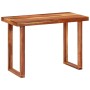 Mesa de comedor madera maciza de acacia 110x50x76 cm de vidaXL, Mesas de cocina y de comedor - Ref: Foro24-353317, Precio: 21...