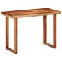 Mesa de comedor madera maciza de acacia 110x50x76 cm de vidaXL, Mesas de cocina y de comedor - Ref: Foro24-353317, Precio: 21...