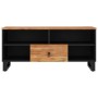 Mueble de TV madera acacia y madera contrachapada 100x33x46 cm de vidaXL, Muebles TV - Ref: Foro24-351971, Precio: 73,99 €, D...