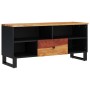 Mueble de TV madera acacia y madera contrachapada 100x33x46 cm de vidaXL, Muebles TV - Ref: Foro24-351971, Precio: 73,99 €, D...