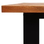 Mesa de comedor con borde vivo madera maciza acacia 200x90x75cm de vidaXL, Mesas de cocina y de comedor - Ref: Foro24-353292,...