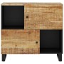 Sideboard with 2 doors solid mango wood 80x33x75 cm by vidaXL, Sideboards - Ref: Foro24-352921, Price: 145,39 €, Discount: %