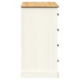 Aparador con cajones VIGO madera maciza pino blanco 113x40x75cm de vidaXL, Aparadores - Ref: Foro24-353188, Precio: 223,84 €,...