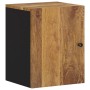 Armario de baño de pared madera maciza de mango 38x33x48 cm de vidaXL, Muebles de baño - Ref: Foro24-351993, Precio: 66,74 €,...