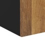 Solid mango wood wall-mounted bathroom cabinet 38x33x48 cm by vidaXL, Bathroom furniture - Ref: Foro24-351993, Price: 66,74 €...