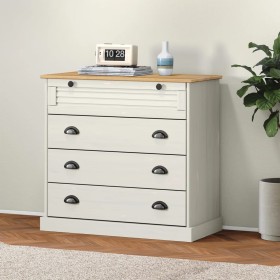 VIGO solid white pine wood dresser 80x40x76 cm by vidaXL, Drawers - Ref: Foro24-353161, Price: 199,30 €, Discount: %