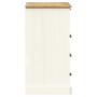 Cómoda VIGO madera maciza pino blanco 80x40x76 cm de vidaXL, Cajoneras - Ref: Foro24-353161, Precio: 199,30 €, Descuento: %