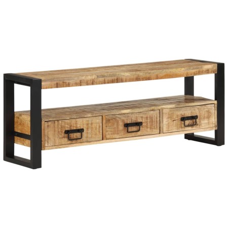 Mueble de TV madera maciza de mango 120x33x45 cm de vidaXL, Muebles TV - Ref: Foro24-351669, Precio: 217,51 €, Descuento: %