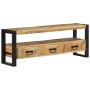 Mueble de TV madera maciza de mango 120x33x45 cm de vidaXL, Muebles TV - Ref: Foro24-351669, Precio: 217,51 €, Descuento: %