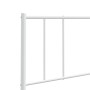 Cabecero de metal blanco 75 cm de vidaXL, Cabeceros y pies de cama - Ref: Foro24-352555, Precio: 22,39 €, Descuento: %