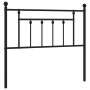 Cabecero de metal negro 100 cm de vidaXL, Cabeceros y pies de cama - Ref: Foro24-353566, Precio: 28,99 €, Descuento: %