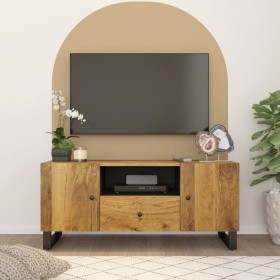 Mueble de TV madera mango y madera contrachapada 105x33,5x46 cm de vidaXL, Muebles TV - Ref: Foro24-351961, Precio: 121,75 €,...