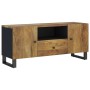 Mango wood and plywood TV cabinet 105x33.5x46 cm by vidaXL, TV Furniture - Ref: Foro24-351961, Price: 121,62 €, Discount: %