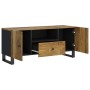 TV-Schrank aus Mangoholz und Sperrholz, 105 x 33,5 x 46 cm von vidaXL, TV-Möbel - Ref: Foro24-351961, Preis: 121,75 €, Rabatt: %