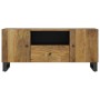 Mango wood and plywood TV cabinet 105x33.5x46 cm by vidaXL, TV Furniture - Ref: Foro24-351961, Price: 121,62 €, Discount: %